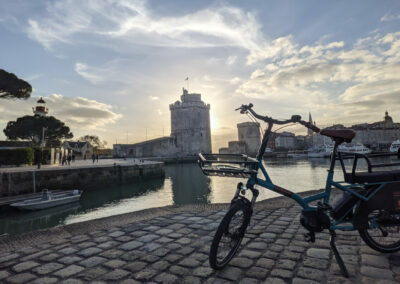 Vélo van sur le port de La Rochelle
